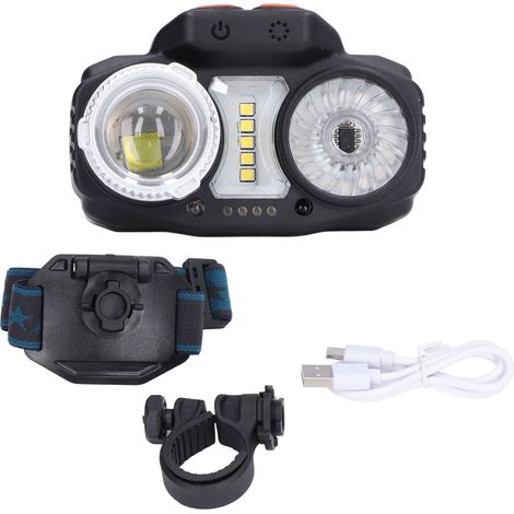 Leistungsstarke, wiederaufladbare Stirnlampe, wasserdicht nach IPX5, perfekt zum Wandern und für Outdoor-Aktivitäten. (1/5)