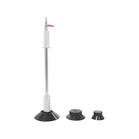 Outil de débosselage pour voiture à air comprimé - 620 mm Enlèvement de bosses sans peinture avec 3 ventouses (3-6 pouces), Marteau de débosselage pneumatique pour voiture/moto/carrosserie (1/5)