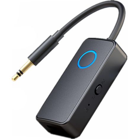Émetteur Bluetooth 5.4 avec récepteur jack 2 en 1 pour TV, compatible avec casques, écouteurs et haut-parleurs grâce à sa prise jack 3,5 mm. (1/5)