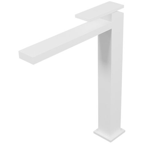Mitigeur lavabo haut monotrou Blanc Mat Tabula - CRISTINA ONDYNA TA22224 (1/2)