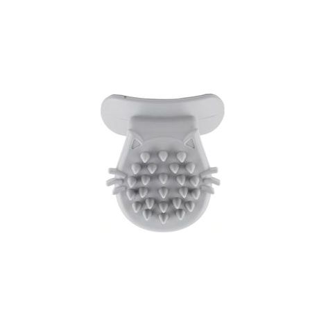 Brosse Pour Chat, Toilettage, Massage Doux, Brosse À Langue De Chat, Lécher Votre Chat Comme Une Maman Chat Pour Le Réconforter - Gris (1/5)