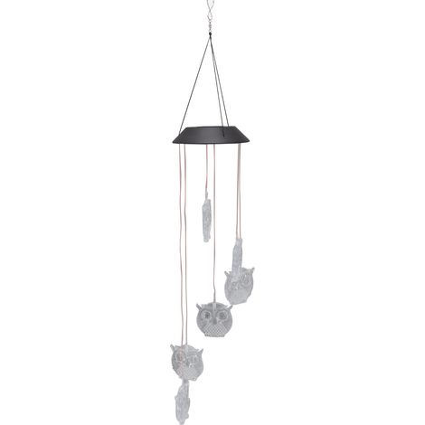 Ortviai Guirlande Solaire avec Hibou Décoratif Extérieur, Étanche, 7 Couleurs Changeantes, pour Jardin, Balcon et Terrasse (1/5)