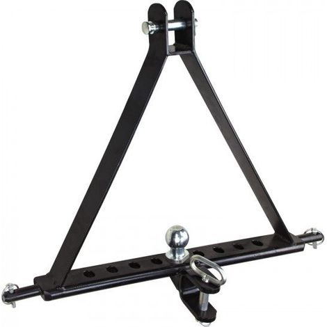 Dema – Barre d'attelage agricole triangle 3 points 775 mm – Cat I pour petits tracteurs – Charge de traction 3500 kg – Matériaux de haute qualité