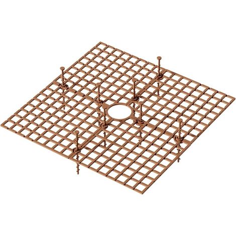 2 Pièces Grille de Protection pour Pot de Fleurs, Grille Protection Plante 30 cm Découpable, Carré brun Grille pour Pot de Fleurs pour Chiens, Chats, Enfants, Animaux de Compagnie