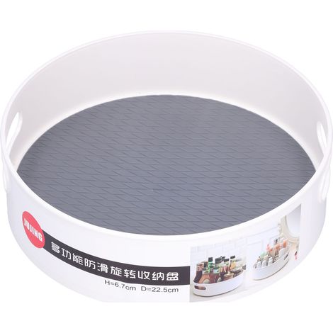 Boîte de rangement rotative avec poignée, support de fruits pour table à manger, organisateur de cuisine pour la maison (1/5)