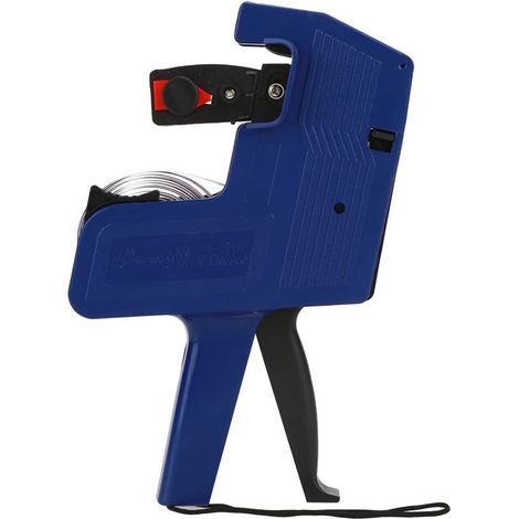 MX-5500 Dreifarben-Etikettiergerät (blau), 8-stellig, für die Preisauszeichnung im Geschäft, inklusive Etiketten und Nachfüllpackungen. (1/4)
