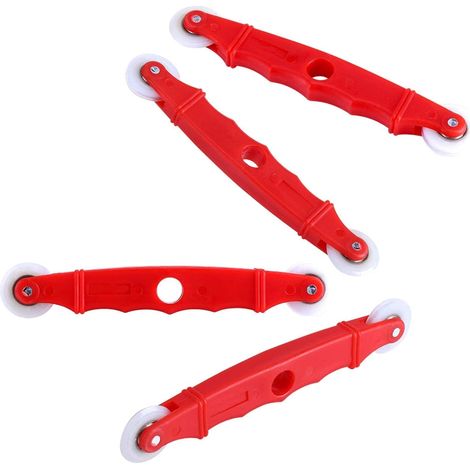 4Pcs Outil de roulement en Nylon, poignée en Nylon d'outil de roulement de Rouleau de cannelure de Main d'installation de fenêtre de Porte moustiquaire