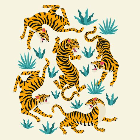Tableau sur toile illustration faune sauvage 30x30 cm - Impression sur Toile Murale Décorative - Image imprimée en HD sur Toile - Toile sur Châssis en Bois FSC - Fabriqué en France (1/5)