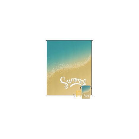 Strandmatte aus Mikrofaser im Bohème-Stil, schnelltrocknend, wasserabweisend und feuchtigkeitsbeständig, ideal für Picknicks und Camping. Strandmatte 50-Crezuo