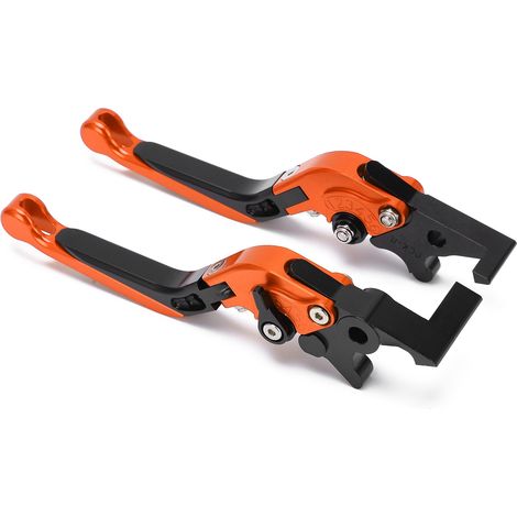 2 leviers de frein et d'embrayage réglables en alliage d'aluminium CNC pour moto ADV150 2019-2021 (orange) (1/5)