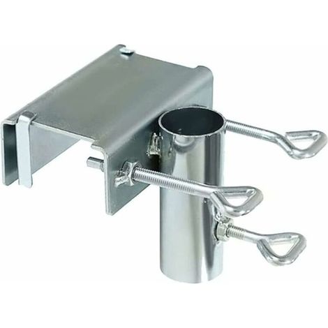 Support Parasol Balustrade,Pied de Parasol Balcon,Pince de Fixation Parasol,Pince de Parapluie Réglable pour Balcon,pour balcons, Jardins, Tables ou Balustrades (1/4)