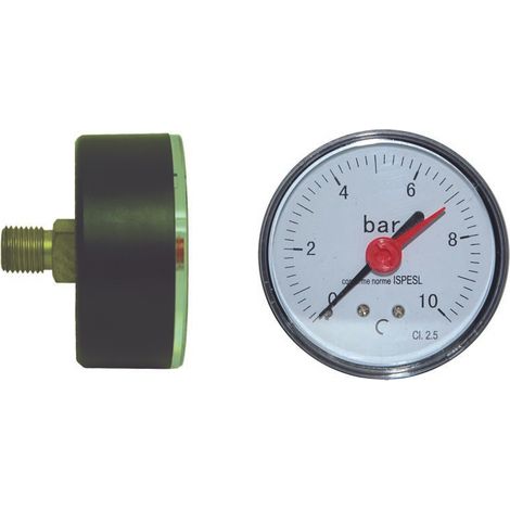Manometro posteriore ø 50 per alte temperature d.50 1/4" 10 bar