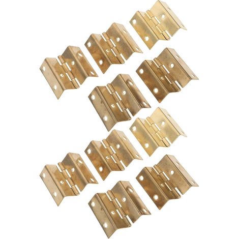 Lot de 10 Charnières Pliantes à 4 Volets 180° (1/5)
