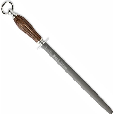 F. DICK Wetzstab DarkNitro Wetzstahl 30cm Messerschärfer oval - 71103302 (1/4)