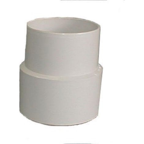 Siamp – Raccordement WC femelle 100 mm mâle 93 mm – Raccord en PVC lisse – Accessoire pour installation sanitaire – Garantie 5 ans