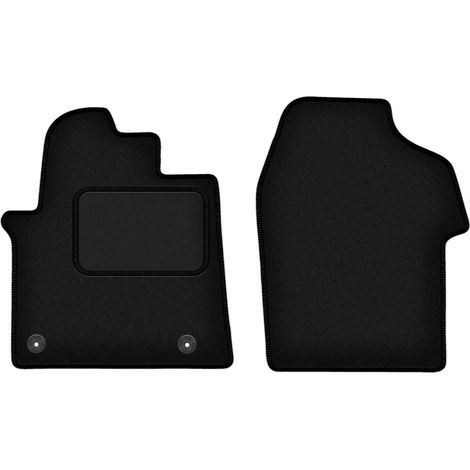 Tapis avant noirs pour fourgonnette Citroën Jumpy III (2018-)