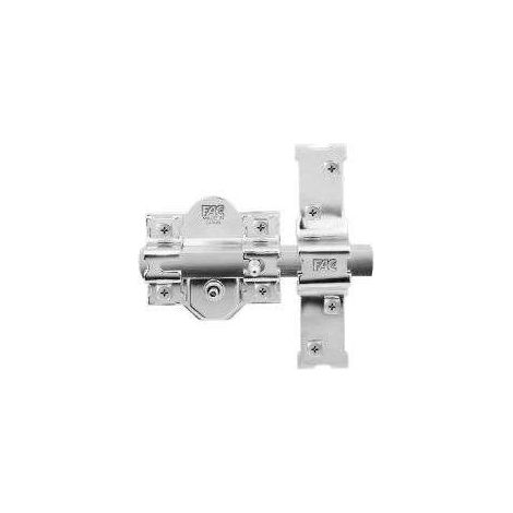 Cerrojo Sobreponer 90Mm 301-R Niquel Bombillo 90Mm Fac (1/3)