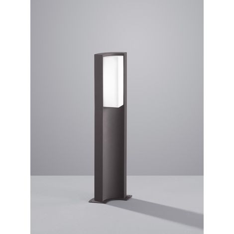 Borne lumineuse extérieure SUEZ anthracite LED 8,5W (1/3)