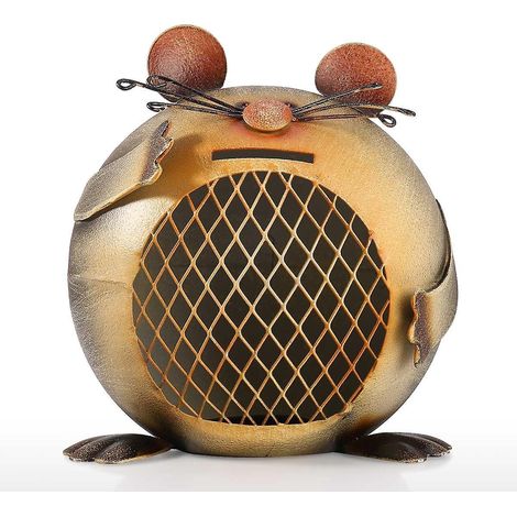 Mausförmige Spardose, niedliche Tier-Spardose, kreatives Tier-Sparschwein, dekoratives Ornament