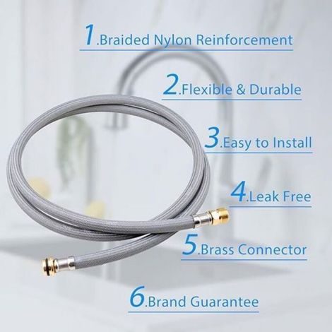 Tuyau flexible pour robinet de cuisine Grohe 48293000, pièces de rechange Femeo (1/4)