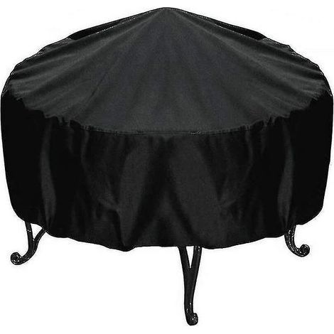 Housse pour barbecue rond, imperméable et résistante, idéale pour les barbecues de jardin. Protection UV et eau, 86 x 36 cm. (1/2)