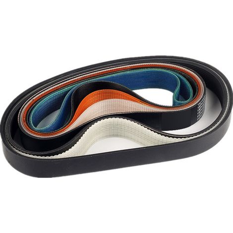 Courroie de scie en aluminium 255, machine à découper l'aluminium de 10 pouces, accessoires pour machine à découper l'aluminium, courroie en caoutchouc, accessoires d'outillage (1/2)