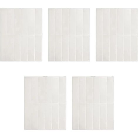 JSSEVN - Juego de 5 adhesivos de pared 3D de poliuretano para paredes interiores, impermeables y fáciles de limpiar para entornos de alto tránsito. (1/5)