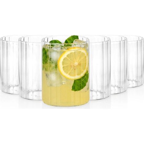 230 ml Borosilicate Glass Tumblers, Set of 6 (1/5)