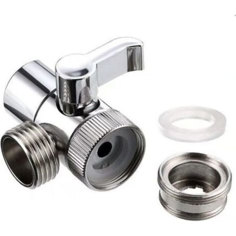 Adaptateur Inverseur Système de Douche, M22 x M24, Pour Évier, Robinet Cuisine ou Salle de Bain