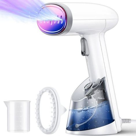 Défroisseur Vapeur Portable - 1400 W - Réservoir 250 Ml - Chauffage Rapide - Usage Maison Bureau Voyage (1/4)