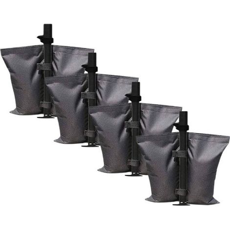Lot de poids de sable de qualité industrielle, sacs de lestage à double poche, poids pour pieds de tente, parasol, trampoline lesté (1/5)