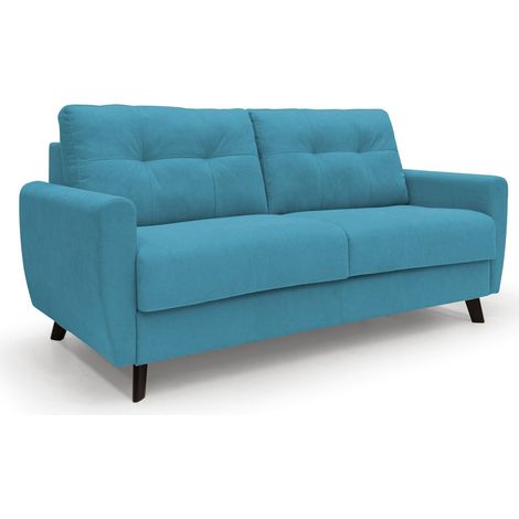 Callisto Divano letto matrimoniale 168 cm azzurro