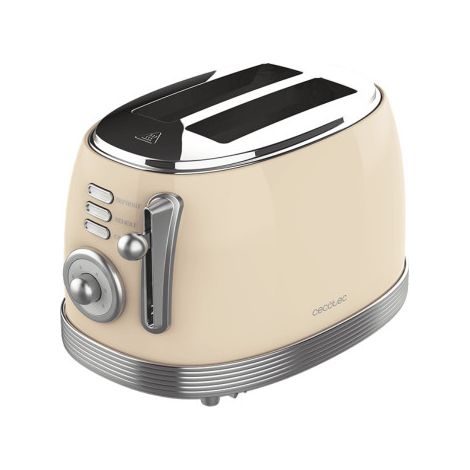 Grille-pain Cecotec Toast&Taste 1000 Retro Double 980 W Jaune