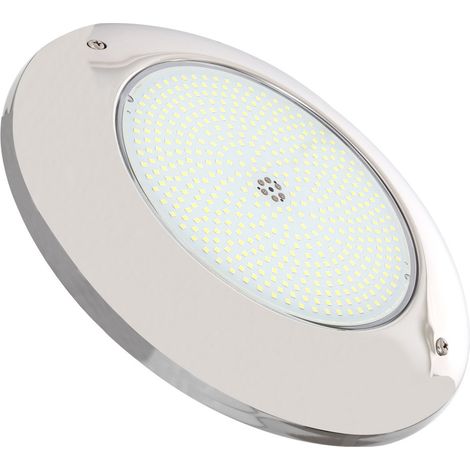 Foco Piscina Superficie LED Sumergible 12V AC/DC Acero Inoxidable IP68 35W XtraPool 6000K Blanco Frío