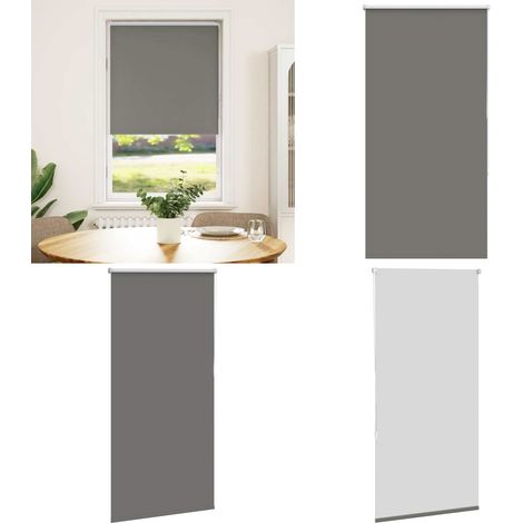 vidaXL Verdunkelungsrollo Grau 65x150 cm Stoffbreite 60,7 cm Polyester (1/5)