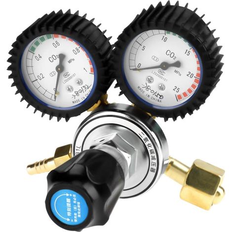 CO2 Pressure Regulator 0-25MPa CO2 Gas Bottle Regulator For Gas Welding Cutting Chemical Processes (1/5)