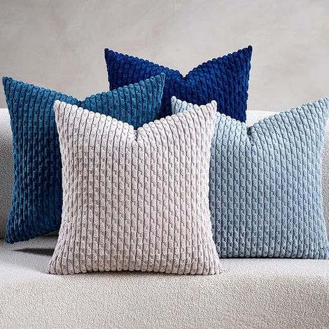 Decorative Cushion Covers for Sofa Living Room and Bedroom Soft Cover 40 x 40 cm Blue Gradient (1/5)