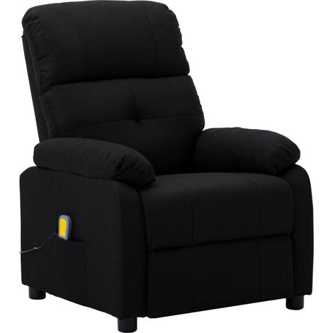 Fauteuil de massage Noir Tissu 5 (1/5)