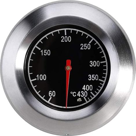 thermomètre de barbecue à gaz en acier inoxydable - 60-430 °C - Pour tous les barbecues, fours et barbecues (1/5)