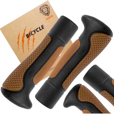 Puños para bicicleta, puños ergonómicos para manillar Rion Anaaki 138/108 mm (1/5)