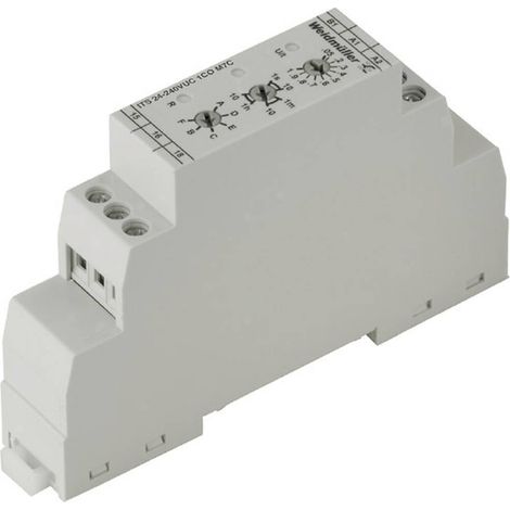 Weidmüller 2496190000 ITS 24-240VUC 1CO M7C Relè temporizzato per montaggio frontale 1 pz.