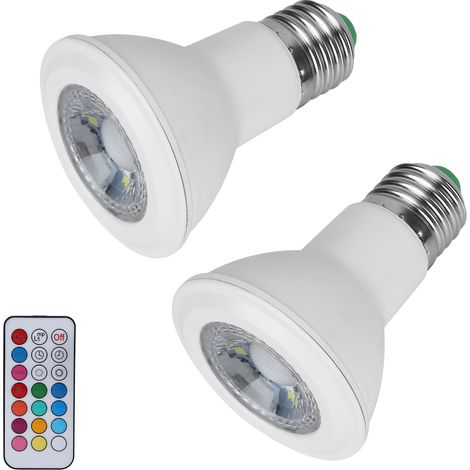 40W RGB LED-Spotlampe mit Farbwechsel, Fernbedienung, Partybeleuchtung, 85-265V (RGb Warmweiß) (1/5)