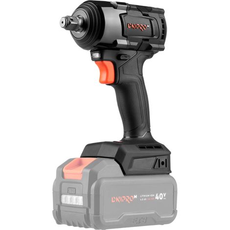 Llave de impacto Dnipro-M DTW-400BC Ultra 40 V, 450 Nm, 3 velocidades, cuadradillo 1/2", sin batería ni cargador