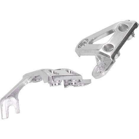 Paar Scheinwerferhalterungen für Honda Hornet 900, CB900, 919, CB400 VTEC 1, 2, 3, 4, Silber