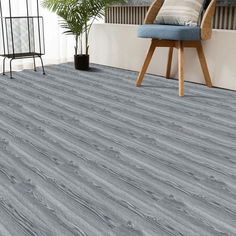 21Pcs Rustic Style Wood Plank PVC Flooring