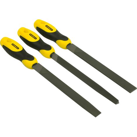 STANLEY Limas Semi-Finas 200mm - Juego de 3 Piezas 0-22-464