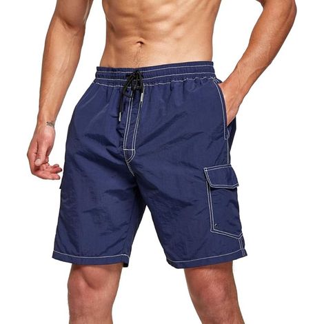 Short de bain homme multipoches à séchage rapide (1/5)