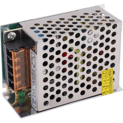 Gleichstrom-Schaltnetzteil mit Netztransformator, Überwachungs-LED-Leuchte und Adapter 110 V/220 V‑25‑24 (1/5)