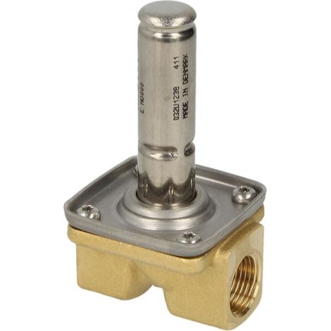 Danfoss Magnetventilgehäuse Eckventil 220B 6B G 3/8, kvs 0,7, servogesteuert, NO, 032U1238
