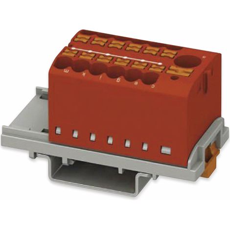 PHOENIX CONTACT Bloc de distribution, 3273092, PTFIX 6/12X2,5-NS35 RD